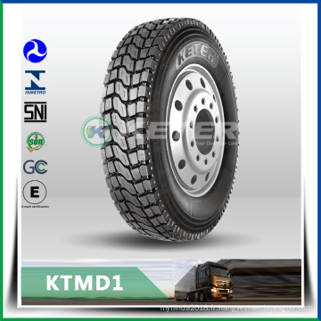 KETER Truck Tire 12.00R20 KTMD1 avec tube, Mix état de la route Drive position TBR, livraison rapide avec promesse de garantie